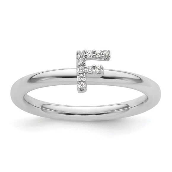 Kazi Luxury | Jewelry | Kazi Luxury 4k White Gold Stackable Diamond ...